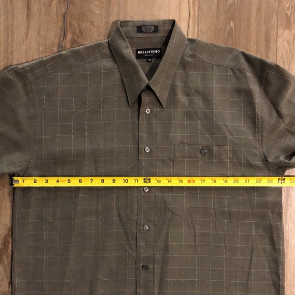Like new! - BELISSIMO MODA ITALIA Short Sleeve Button Down Shirt - Picture 9 of 9